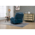 Oversized PU Leather Power Lift Recliner with Massage and Heating, Lay Flat