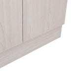 Vorrats- und Aufbewahrungsschrank aus hellgrauem Holz, 180,3 cm - 23.6" x 70.8" x 11.8"