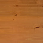 Letto a piattaforma con contenitore in legno massello moderno di metà secolo