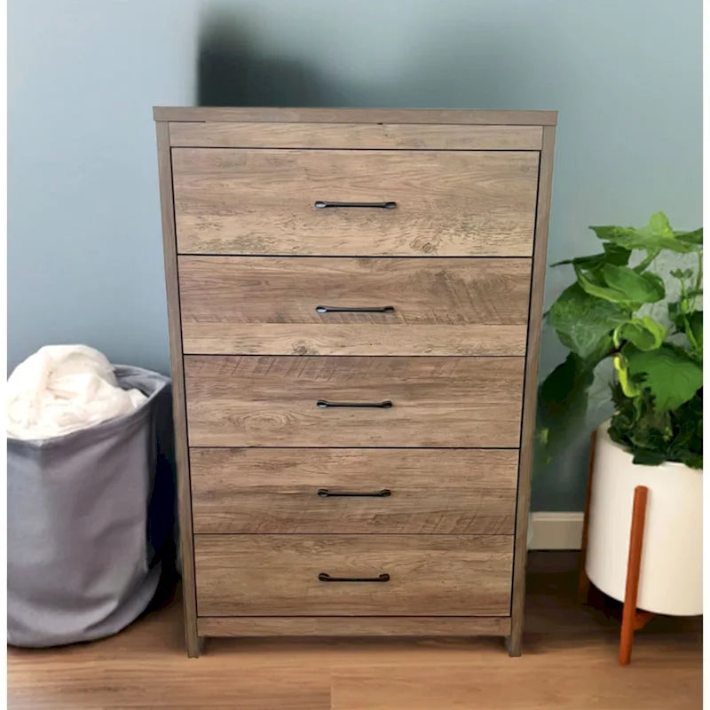 5-Drawer Upright Dresser