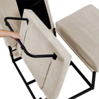 Verstellbarer Loungesessel aus Cord