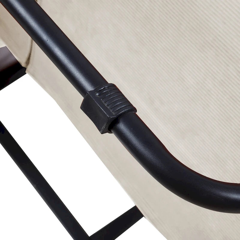 Verstellbarer Loungesessel aus Cord