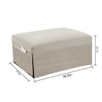 Verstellbarer Loungesessel aus Cord
