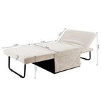 Verstellbarer Loungesessel aus Cord