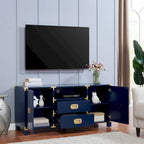 Media TV Stand with Storage Cabinets and Drawers for TVs up to 50 in.