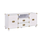 Media TV Stand with Storage Cabinets and Drawers for TVs up to 50 in.