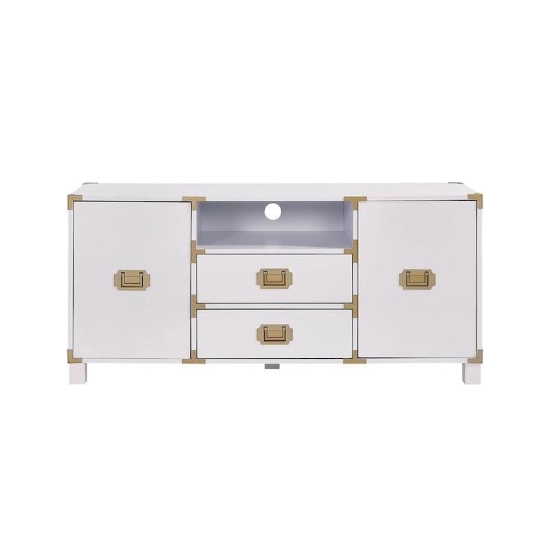Media TV Stand with Storage Cabinets and Drawers for TVs up to 50 in.