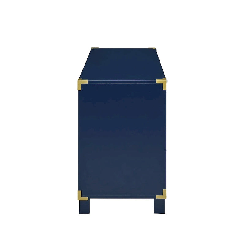 Media TV Stand with Storage Cabinets and Drawers for TVs up to 50 in.
