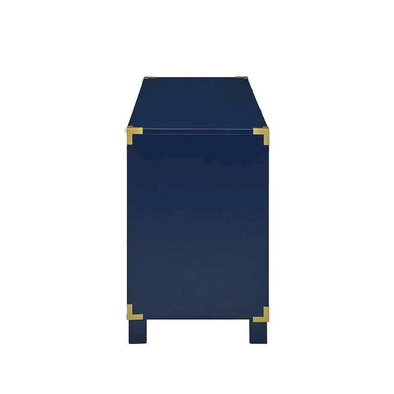 Media TV Stand with Storage Cabinets and Drawers for TVs up to 50 in.