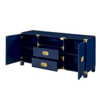 Media TV Stand with Storage Cabinets and Drawers for TVs up to 50 in.