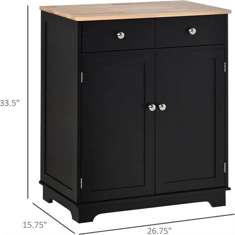 Sideboard und Küchenschrank - 15.75D x 26.75W x 33.5H