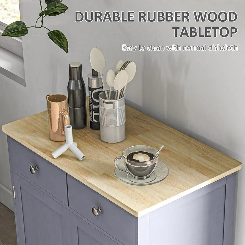 Sideboard Buffet CabinetKitchen Storage Cabinet - 15.75D x 26.75W x 33.5H
