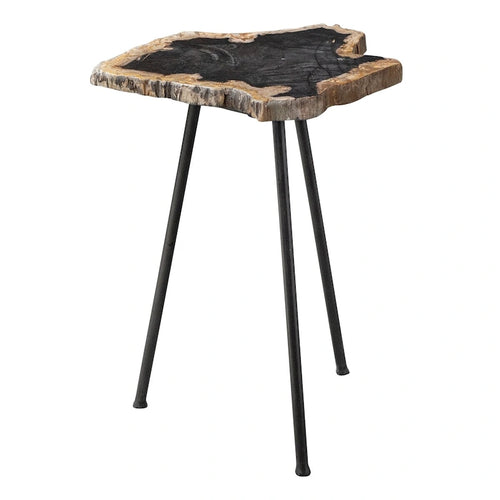 20 Brown and Black Contemporary Accent Table
