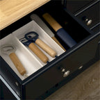 Storage Cabinet with Adjustable Shelves and Magnetic Doors