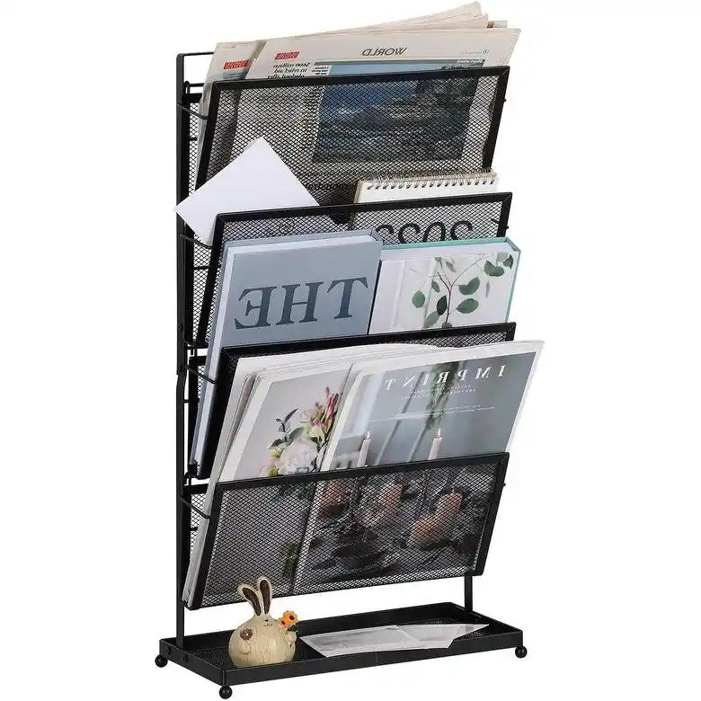 Desktop-Aktenorganizer mit 4 Ebenen und Papierablage