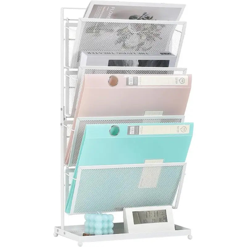 Desktop-Aktenorganizer mit 4 Ebenen und Papierablage