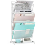 Desktop-Aktenorganizer mit 4 Ebenen und Papierablage