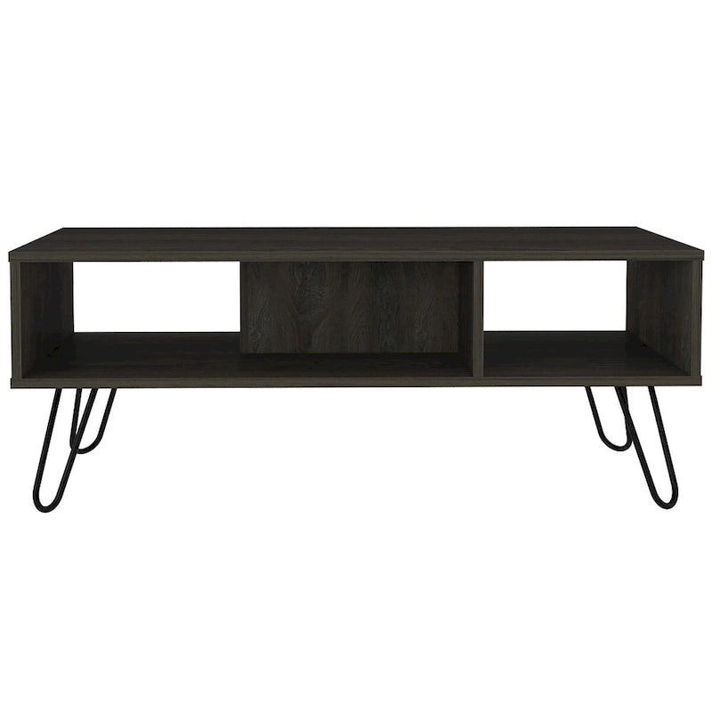 Newport rechthoekige salontafel met 2 planken, wit
