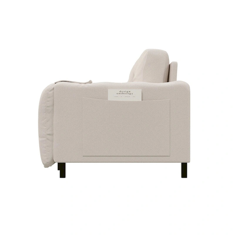 Queensize-Schlafsofa mit Ausziehfunktion und Hydrauliksystem