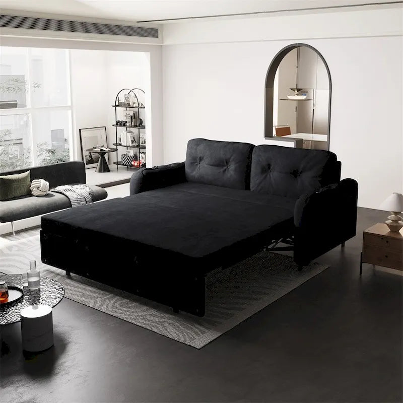 Queensize-Schlafsofa mit Ausziehfunktion und Hydrauliksystem