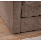 Schlafsofa aus Chenille mit ausziehbarem Bett und 2 Dekokissen