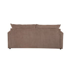 Schlafsofa aus Chenille mit ausziehbarem Bett und 2 Dekokissen