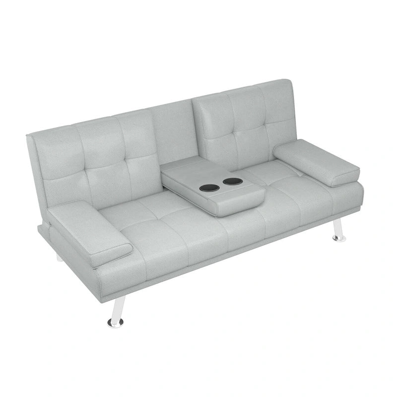 Klappbares Schlafsofa mit verstellbarer Rückenlehne, 66 Zoll