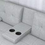 Klappbares Schlafsofa mit verstellbarer Rückenlehne, 66 Zoll
