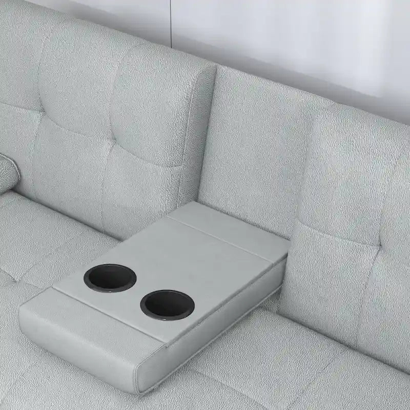 Klappbares Schlafsofa mit verstellbarer Rückenlehne, 66 Zoll